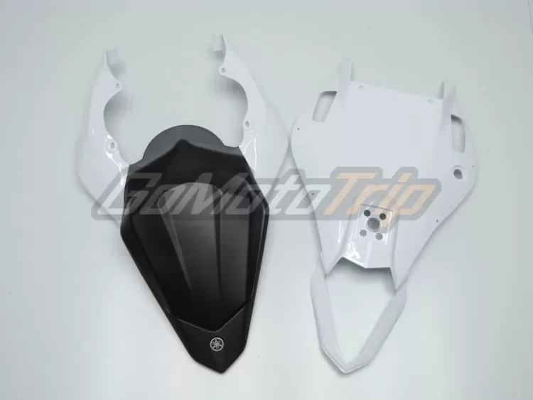 2006 2007 Yamaha Yzf R6 Black White Fairing 15