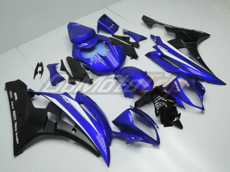 2006 2007 Yamaha Yzf R6 Blue Black Fairing3 3