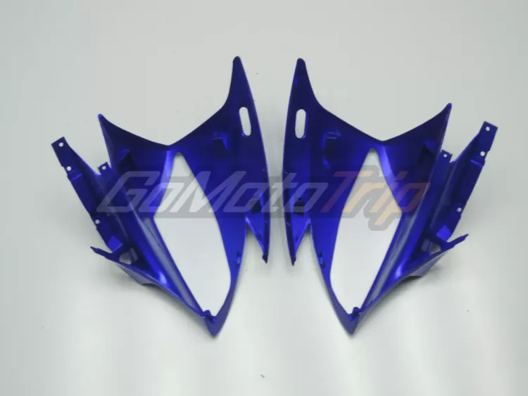 2006 2007 Yamaha Yzf R6 Blue Black Fairing3 5