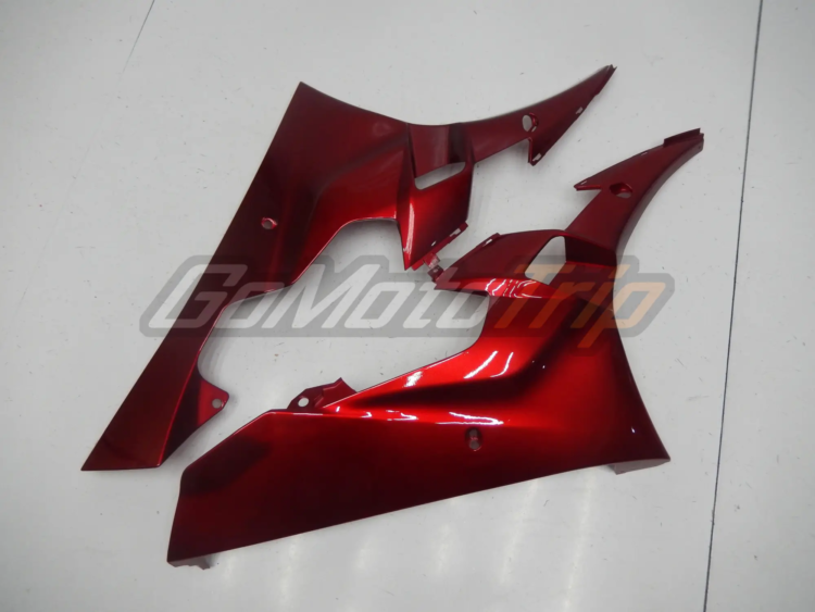 2006 2007 Yamaha Yzf R6 Red White Fairing2 13