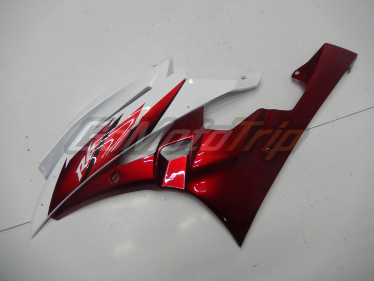 2006 2007 Yamaha Yzf R6 Red White Fairing2 9