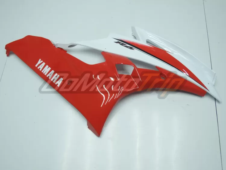 2006 2007 Yamaha Yzf R6 Red White Fairing3 9