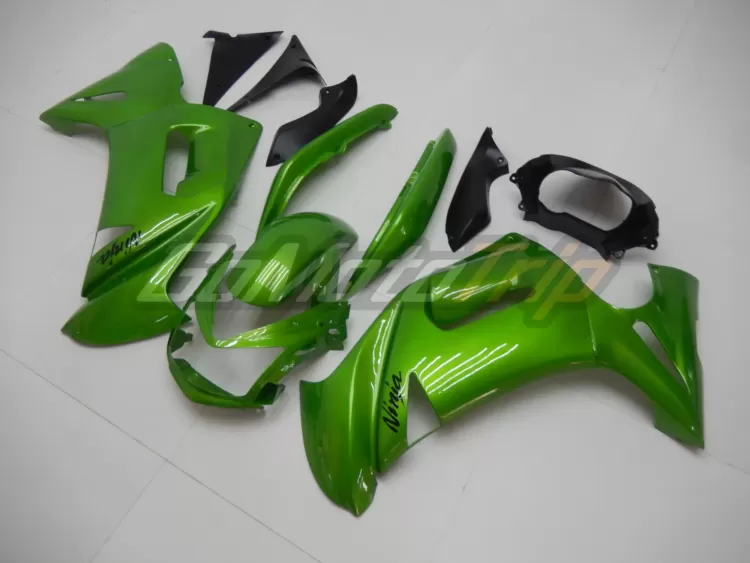 2006 2008 Kawasaki Ninja 650r Pearl Green Fairing 2