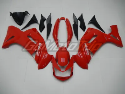 2006 2008 Kawasaki Ninja 650r Red Fairing 1