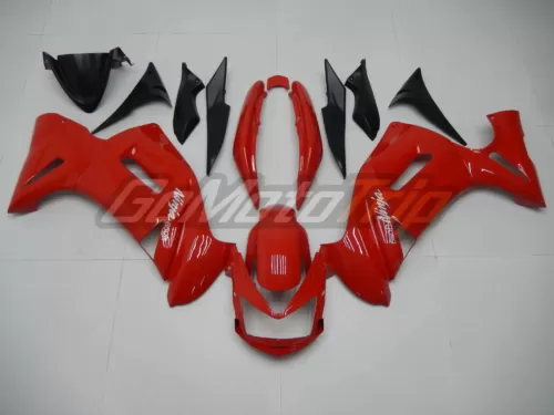 2006 2008 Kawasaki Ninja 650r Red Fairing 1