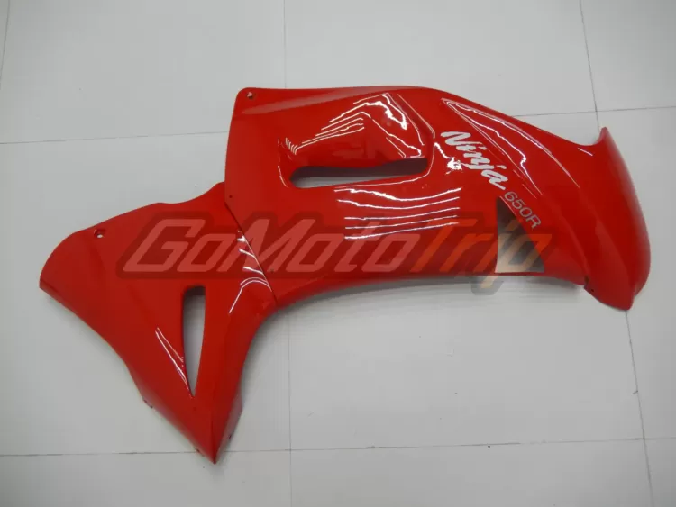 2006 2008 Kawasaki Ninja 650r Red Fairing 10