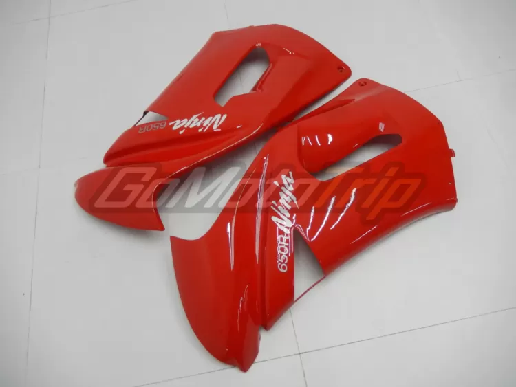 2006 2008 Kawasaki Ninja 650r Red Fairing 11