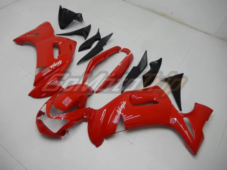 2006 2008 Kawasaki Ninja 650r Red Fairing 2