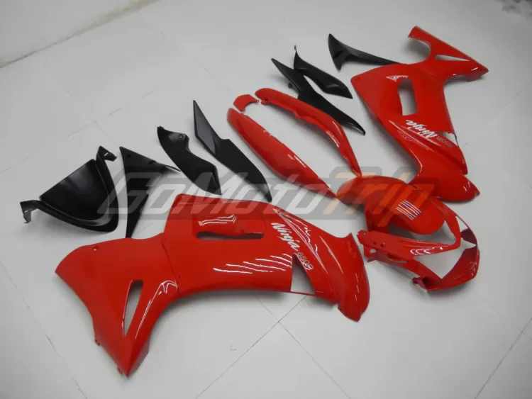 2006 2008 Kawasaki Ninja 650r Red Fairing 3