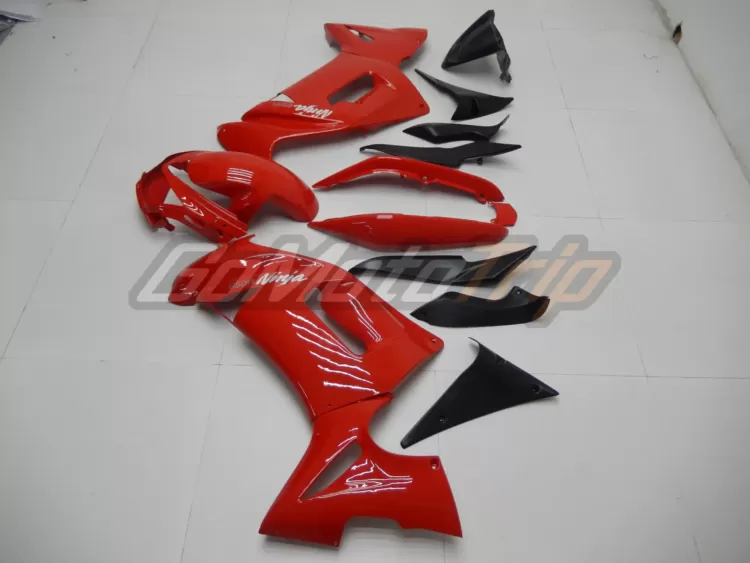 2006 2008 Kawasaki Ninja 650r Red Fairing 4