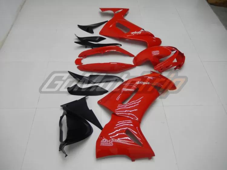 2006 2008 Kawasaki Ninja 650r Red Fairing 5