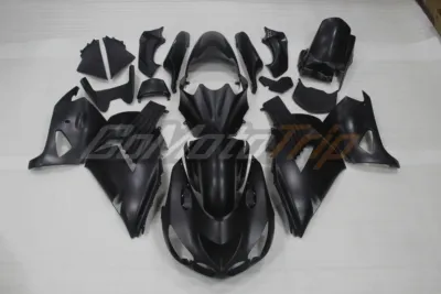 2006 2011 Kawasaki Ninja Zx 14r Black Fairing2 1