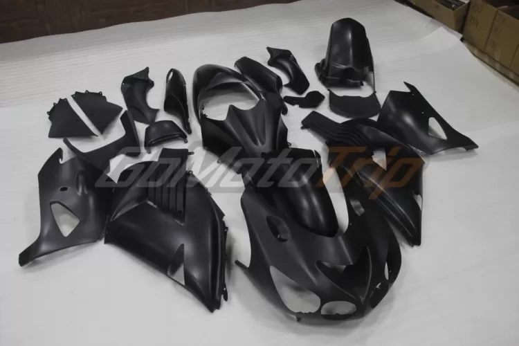 2006 2011 Kawasaki Ninja Zx 14r Black Fairing2 3