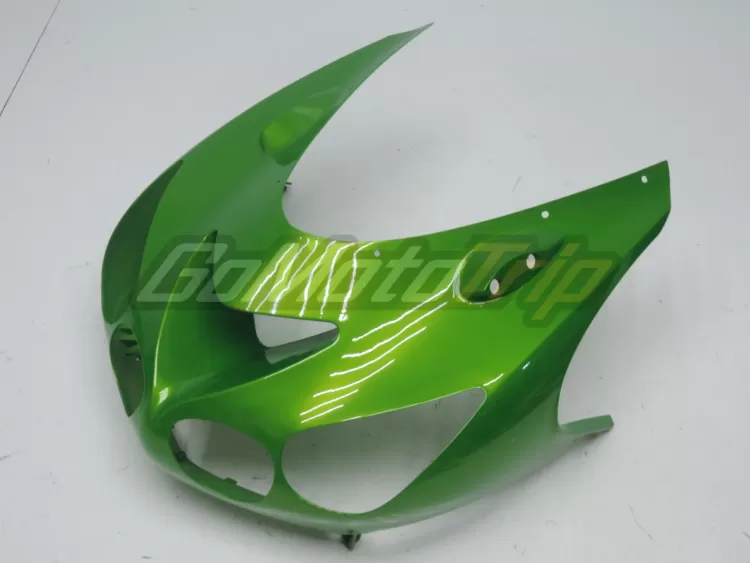 2006 2011 Kawasaki Ninja Zx 14r Black Green Fairing2 4