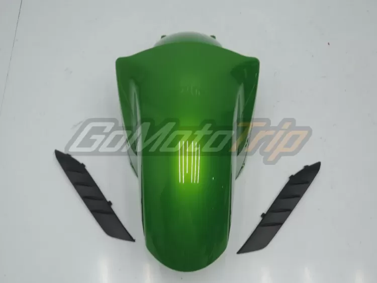 2006 2011 Kawasaki Ninja Zx 14r Black Green Fairing2 6