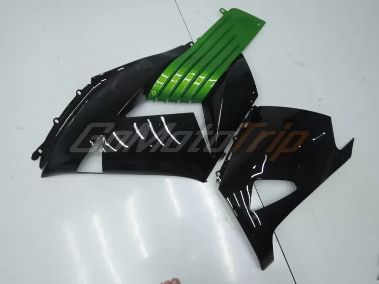 2006 2011 Kawasaki Ninja Zx 14r Black Green Fairing2 8