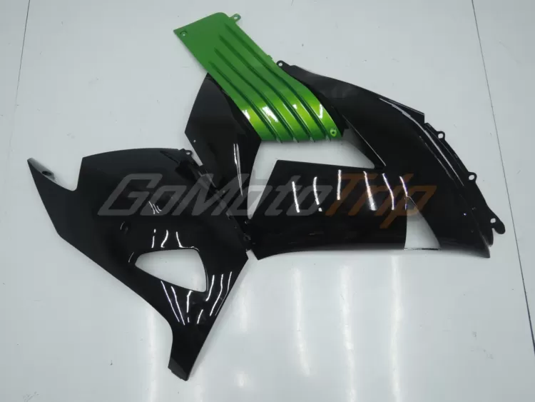 2006 2011 Kawasaki Ninja Zx 14r Black Green Fairing2 9