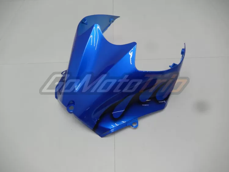 2006 2011 Kawasaki Ninja Zx 14r Blue Black Flame Fairing 11