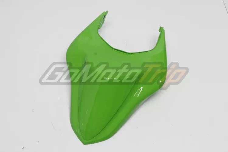 2007 2008 Kawasaki Ninja Zx 6r Black Green Fairing2 12