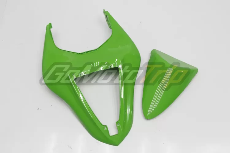 2007 2008 Kawasaki Ninja Zx 6r Black Green Fairing2 13