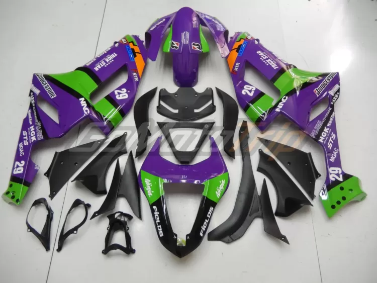 2007 2008 Kawasaki Ninja Zx 6r Evangelion Fairing 4