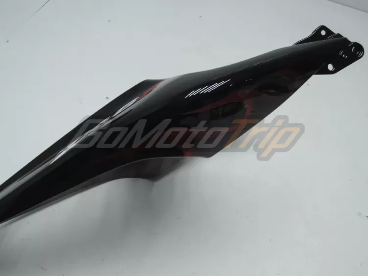 2007 2008 Kawasaki Ninja Zx 6r Red Flame Fairing 12