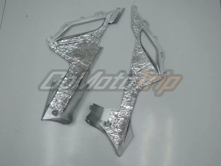 2007 2008 Kawasaki Ninja Zx 6r Silver West Fairing 12