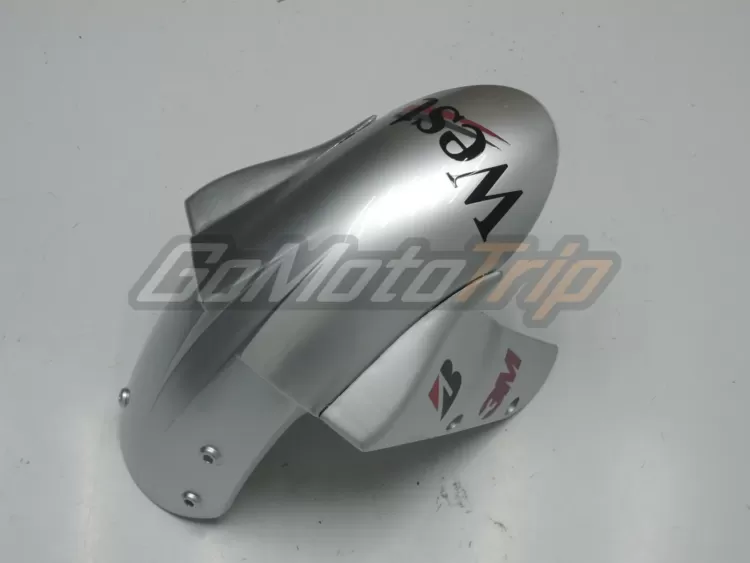 2007 2008 Kawasaki Ninja Zx 6r Silver West Fairing 6