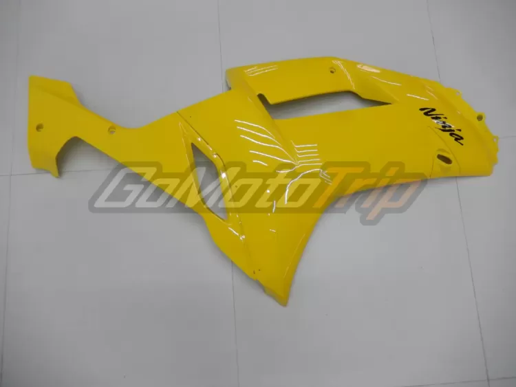 2007 2008 Kawasaki Ninja Zx 6r Yellow Fairing 10