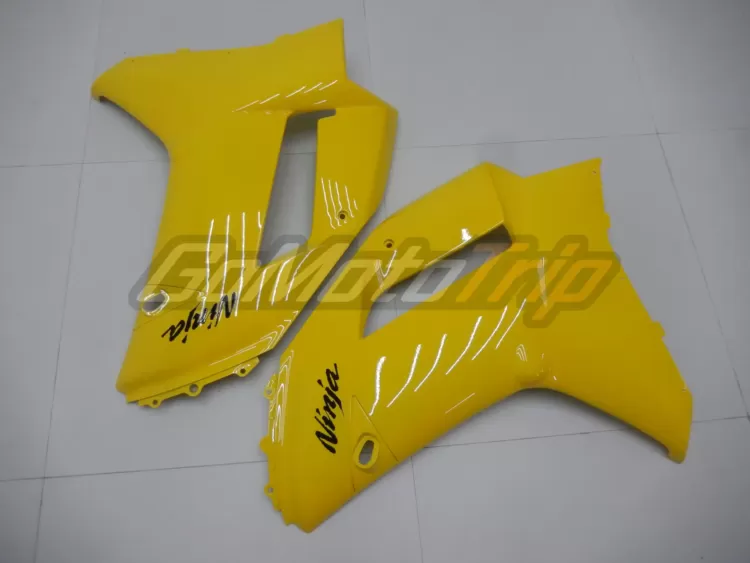 2007 2008 Kawasaki Ninja Zx 6r Yellow Fairing 11