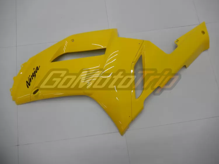 2007 2008 Kawasaki Ninja Zx 6r Yellow Fairing 9