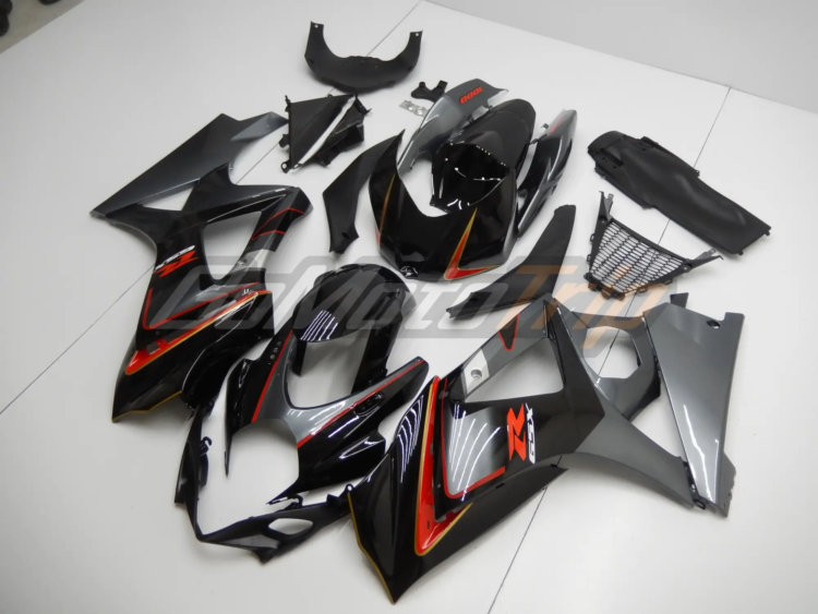 2007 2008 Suzuki Gsx R1000 Black Gray Fairing 2