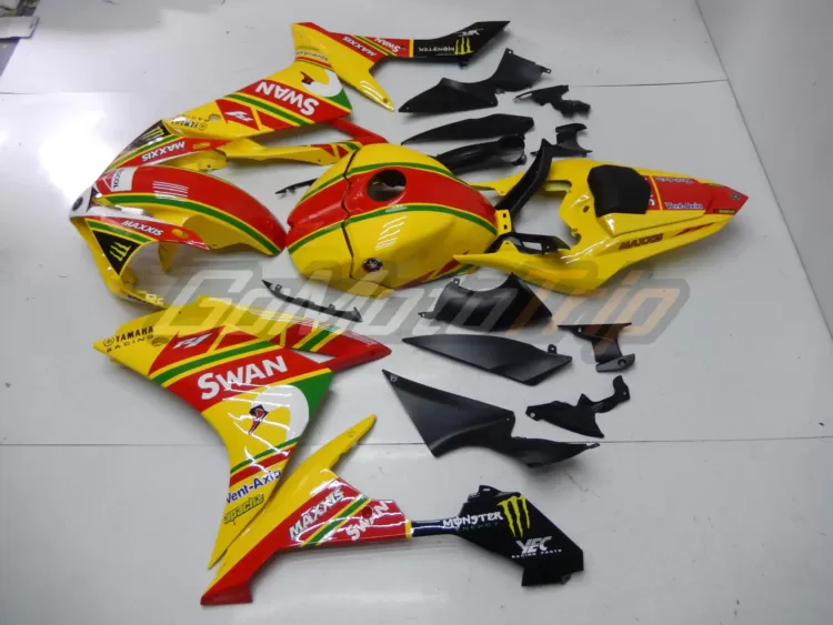 2007 2008 Yamaha Yzf R1 Bsb Swan Replica Fairing 4