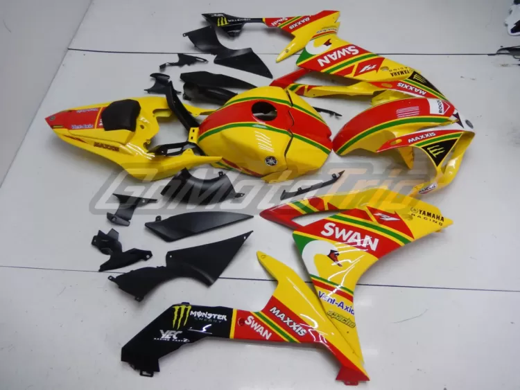 2007 2008 Yamaha Yzf R1 Bsb Swan Replica Fairing 5