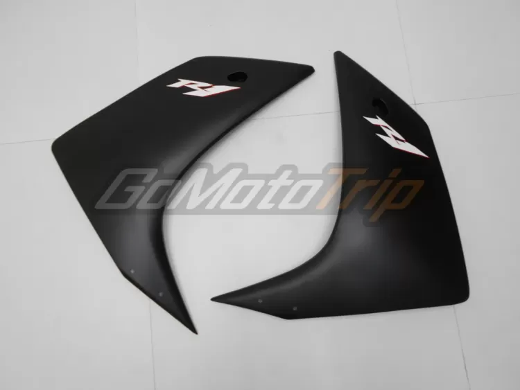 2007 2008 Yamaha Yzf R1 Black Red Fairing 17