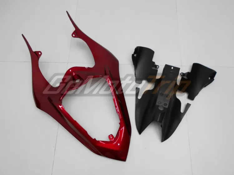 2007 2008 Yamaha Yzf R1 Black Red Fairing 20