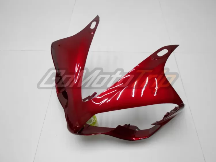 2007 2008 Yamaha Yzf R1 Black Red Fairing 7