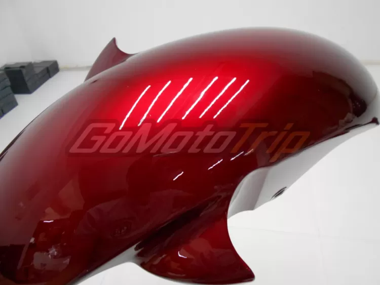 2007 2008 Yamaha Yzf R1 Black Red Fairing 9