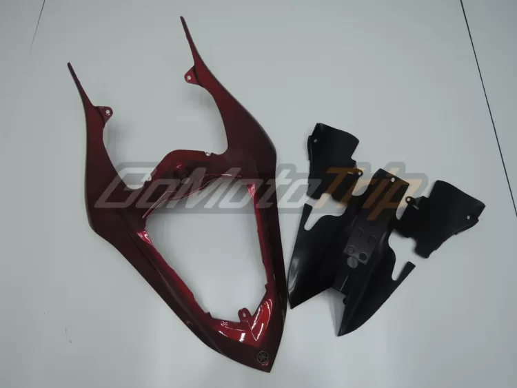 2007 2008 Yamaha Yzf R1 Black Red Fairing2 10