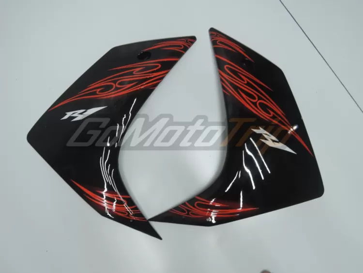 2007 2008 Yamaha Yzf R1 Black Red Fairing2 7