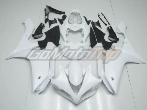 2007 2008 Yamaha Yzf R1 White Fairing 1