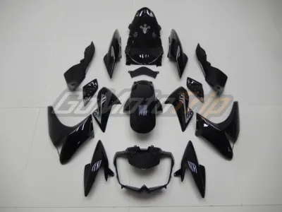 2007 2009 Kawasaki Z1000 Black Fairing 1