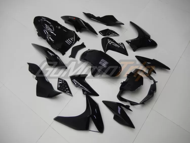 2007 2009 Kawasaki Z1000 Black Fairing 3