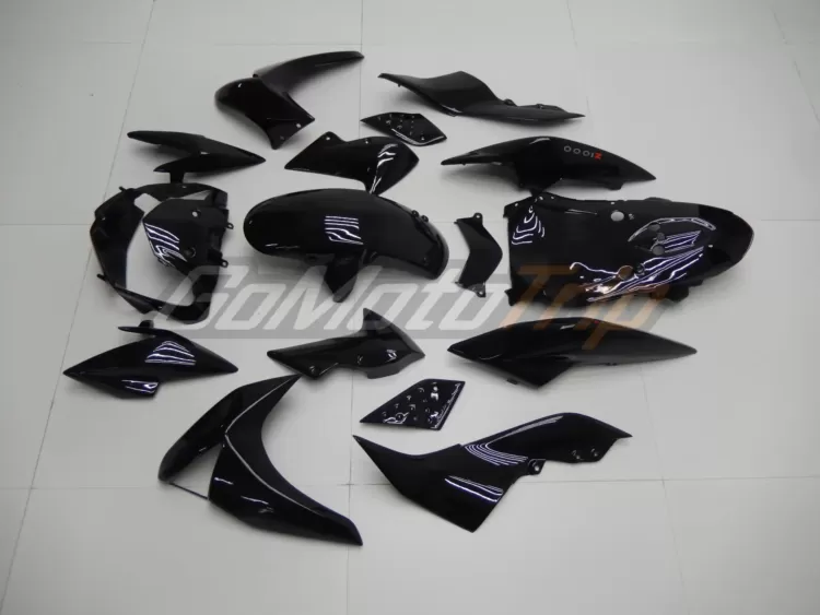 2007 2009 Kawasaki Z1000 Black Fairing 4