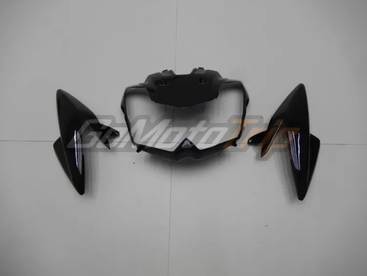 2007 2009 Kawasaki Z1000 Black Fairing 7