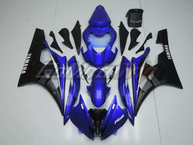 2007 Yamaha Yzf R6 Blue Black Fairing Edition 1