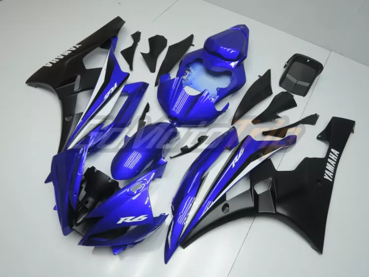 2007 Yamaha Yzf R6 Blue Black Fairing Edition 2