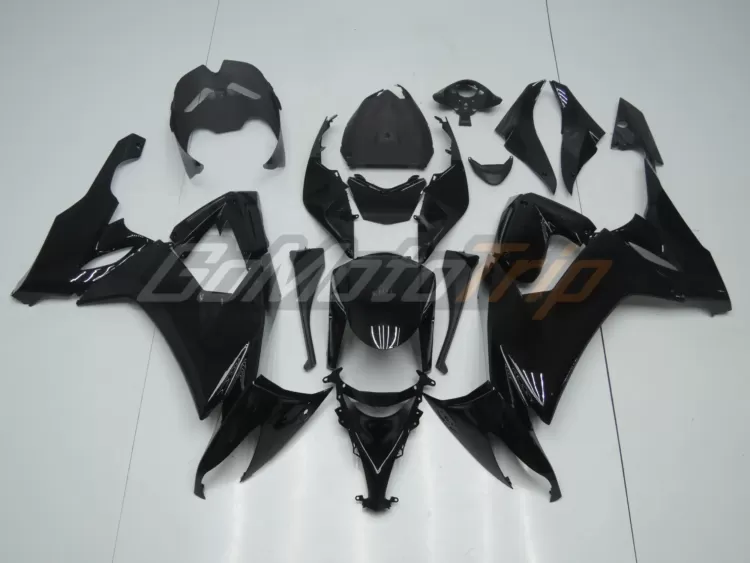 2008 2010 Kawasaki Ninja Zx 10r Black Fairing 1