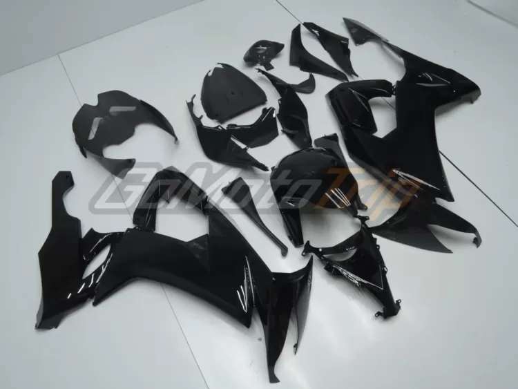 2008 2010 Kawasaki Ninja Zx 10r Black Fairing 3