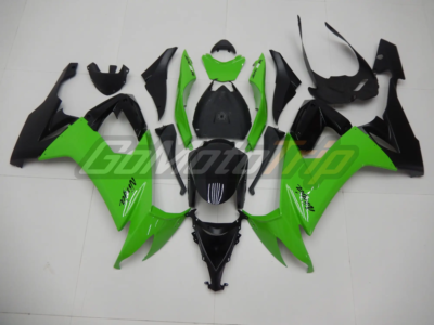 2008 2010 Kawasaki Ninja Zx 10r Green Fairing 1